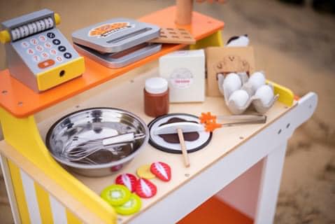 Stand de Crêperie Mobile Janod avec Accessoires