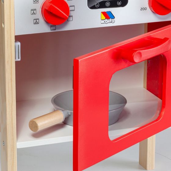 Cuisine jouet en bois Molto avec accessoires - Évier et robinet