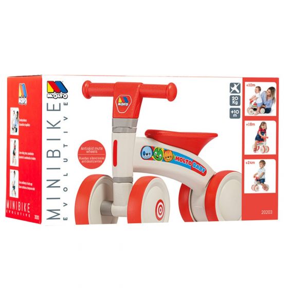 Porteur enfant Molto rouge et blanc
