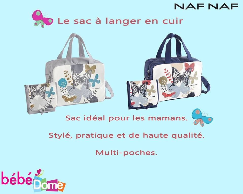 Sac à langer Naf Naf en polycuir