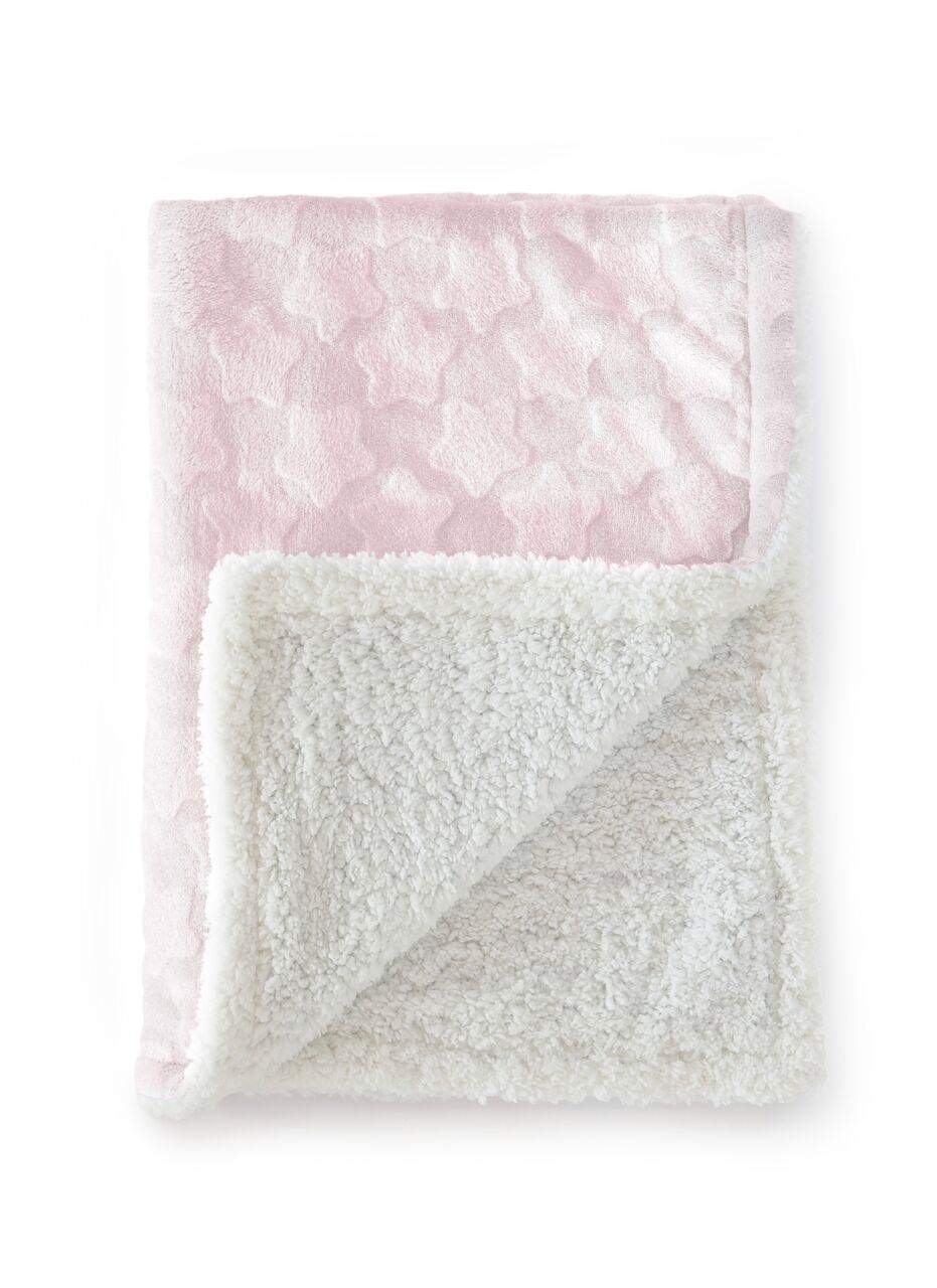 Couverture bébé polaire réversible NafNaf - Double couche ultra douce