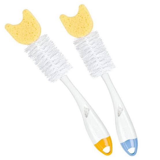 Lot de 9 goupillons éponge pour biberons et bouteilles