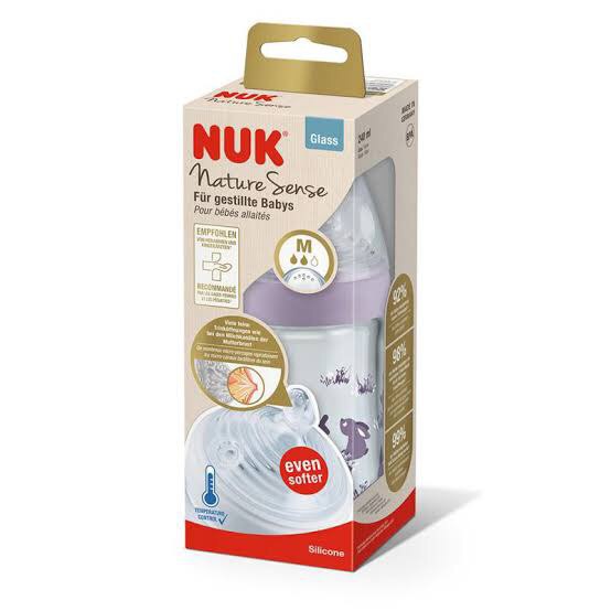 Biberon Nuk Nature Sense 260 ml - Embout Ultra Souple