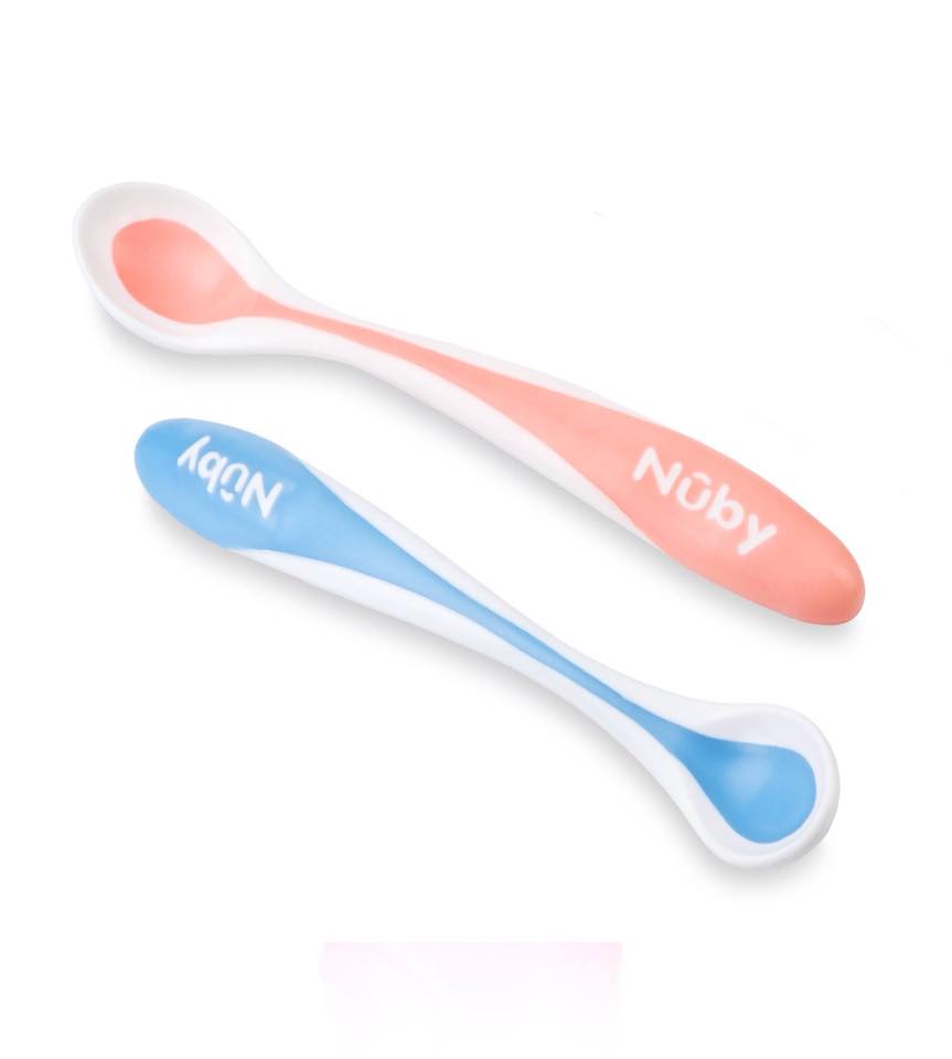 Ensemble de 4 cuillères ergonomiques Nuby 6 mois et plus