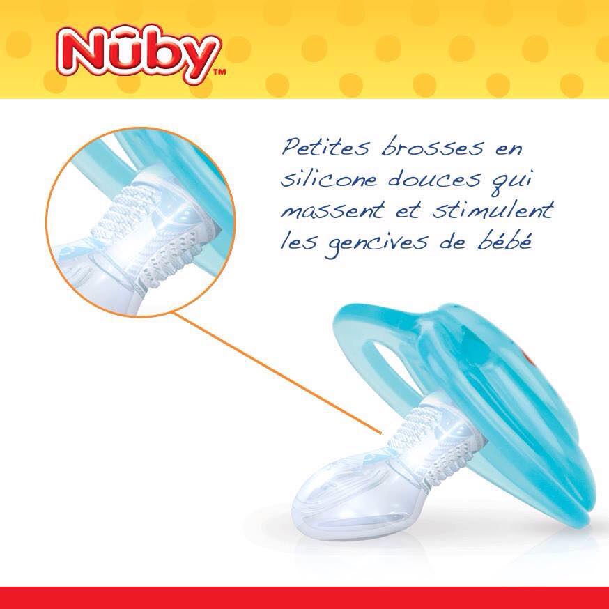 Brosse de gencives en silicone - Nuby