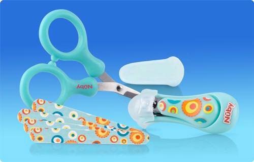 Ciseaux de sécurité pour bébé Nuby - Pointes arrondies