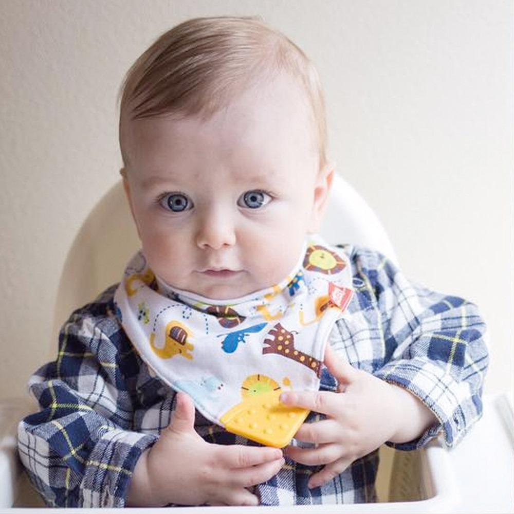 Bavoir bandana bébé réversible Nuby - 6 motifs assortis