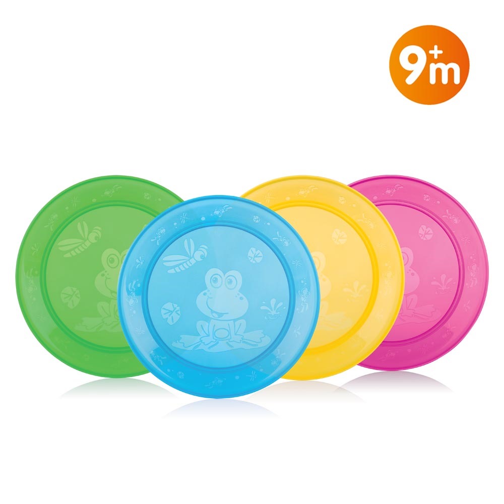 Assiette bébé réutilisable avec ventouse Nuby