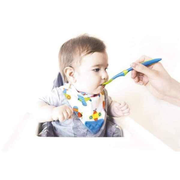 Cuillère souple silicone Nuby - Apprentissage bébé