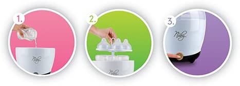 Stérilisateur vapeur électrique Nuby One Touch