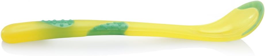 Cuillère souple ergonomique Nuby en silicone - Alimentation bébé