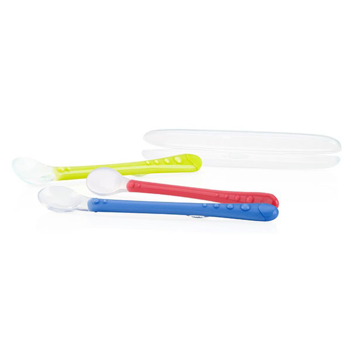 Cuillères de sevrage souples Nuby en silicone alimentaire