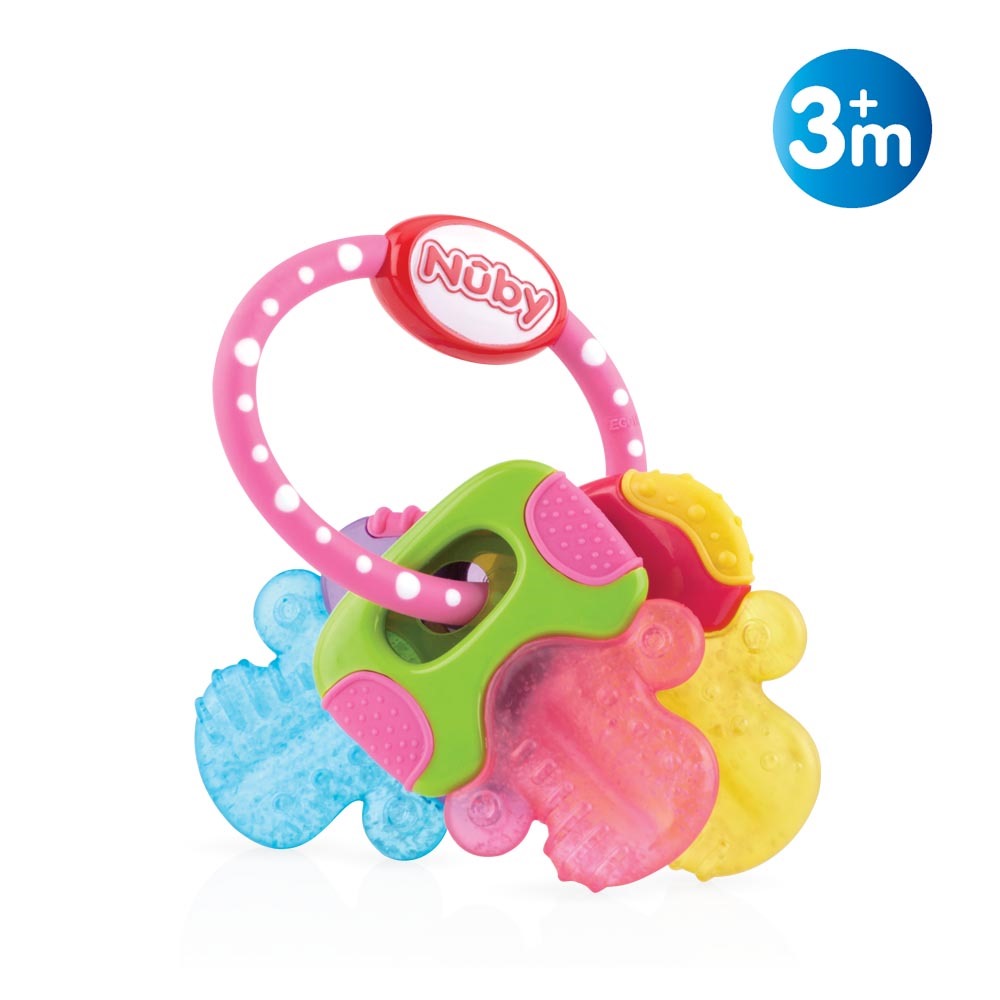 Anneau de dentition IcyBite multicolore avec gel réfrigérant
