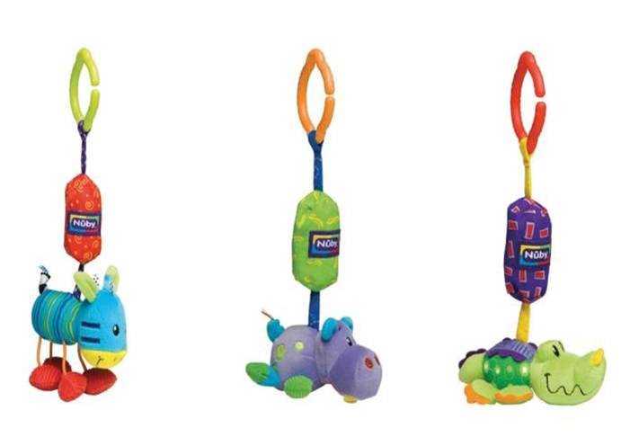 Nuby Carillon Animaux A Accrocher 3M+