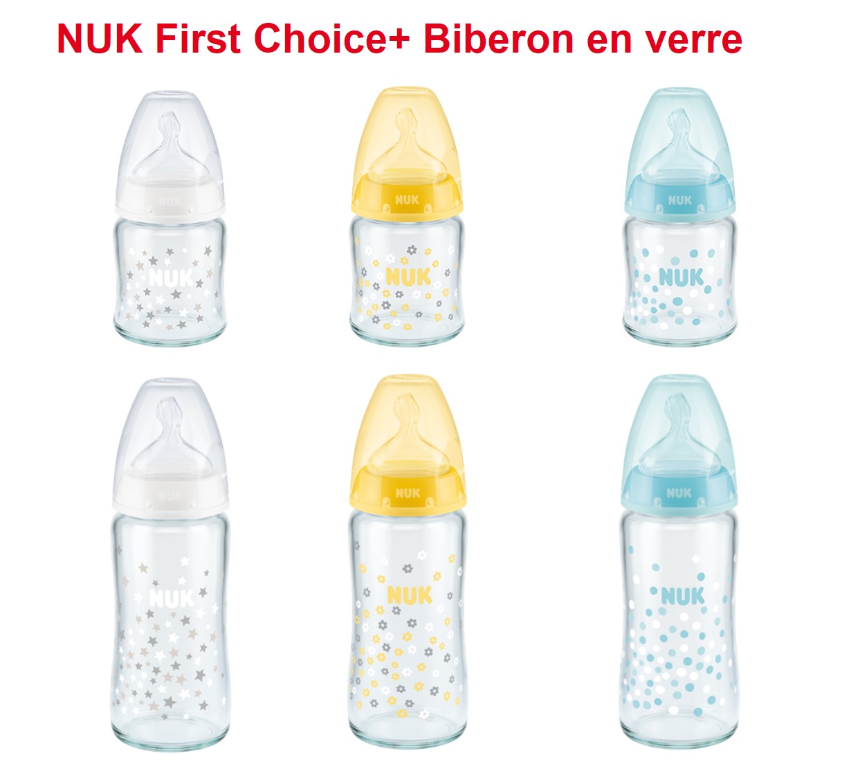NUK First Choice+ Biberon en verre