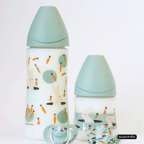 Biberon Hygge Baby 270ml avec tétine ronde anti-coliques débit lent