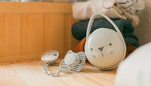 Boîte à sucettes chat Suavinex - Silicone médical pour 2 sucettes