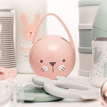 Boîte à Sucettes Lapin Rose Suavinex