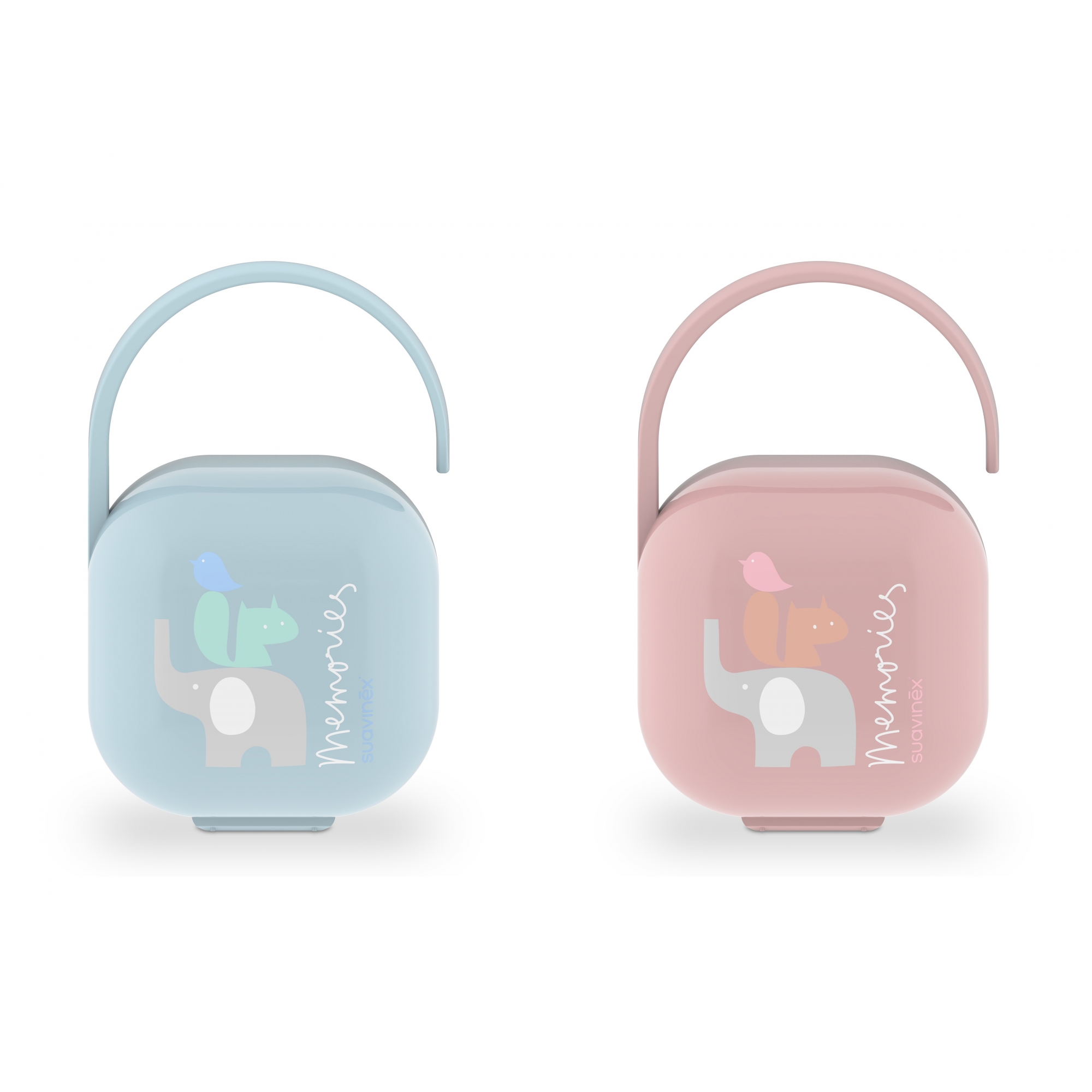 Attache-sucette Memories rose Suavinex