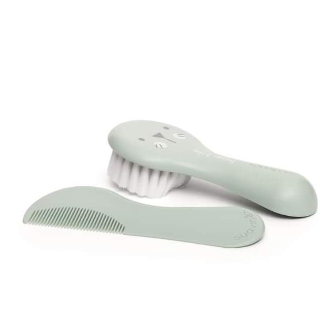 Set de toilettage bébé Suavinex - Brosse et peigne doux