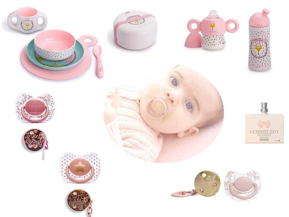 Service de table bébé en silicone rose 5 pièces Suavinex