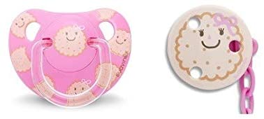 Sucette Physiologique Silicone Rose 6-18 mois SX Pro