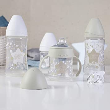 Biberon avec tétine anatomique Suavinex - Débit moyen