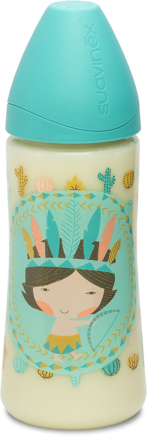 Biberon Bohemian Feather 120ml - Suavinex dès la naissance