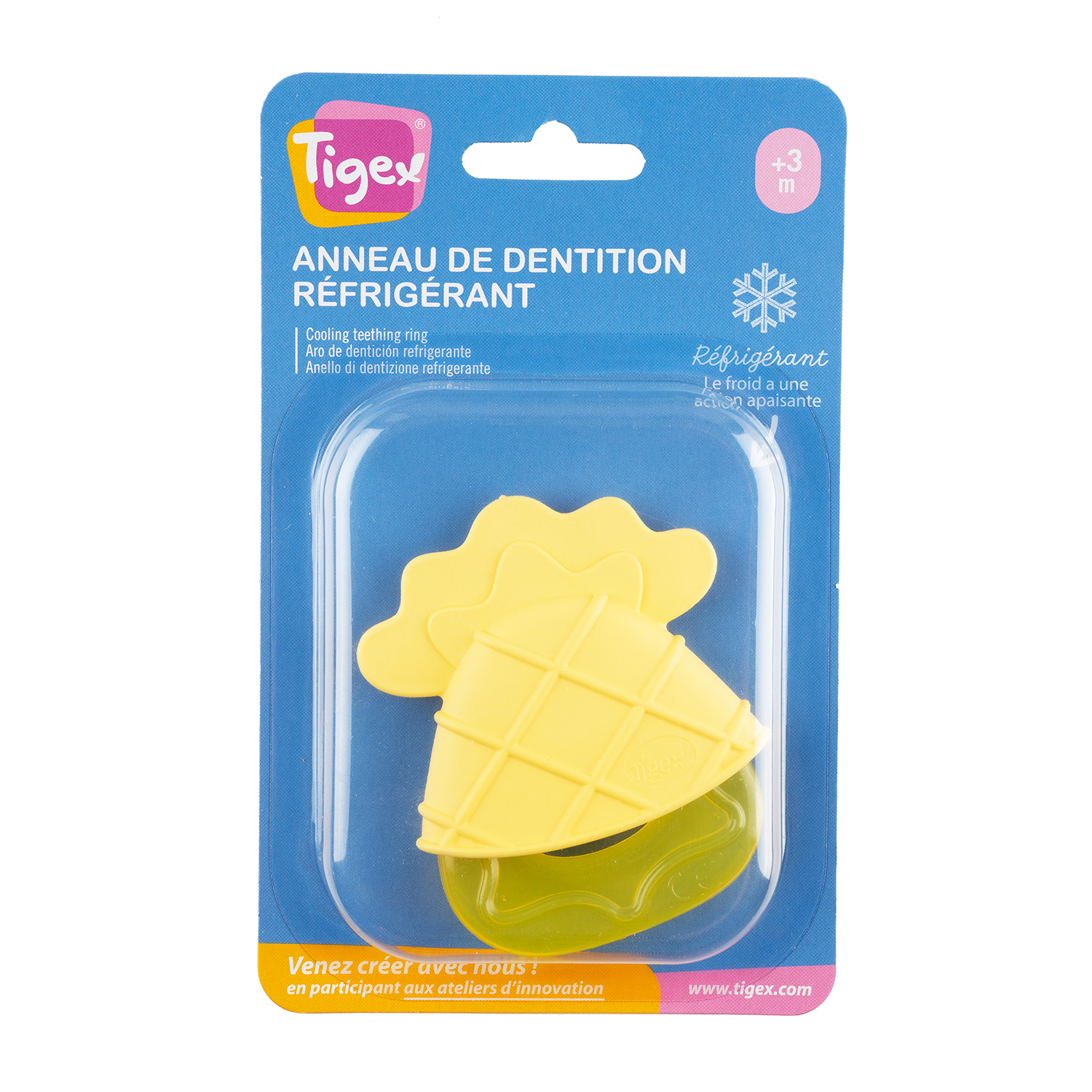 Anneau de dentition réfrigérant Glace Tigex