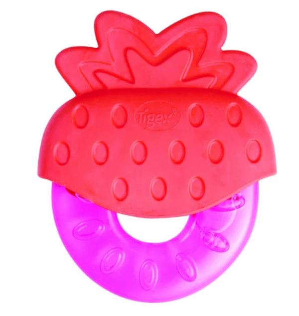 Anneau de Dentition Fraise Tigex - Silicone Réfrigérant