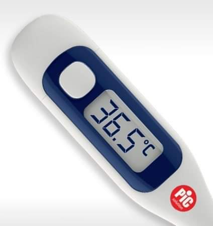 Thermomètre infrarouge numérique auriculaire et frontal