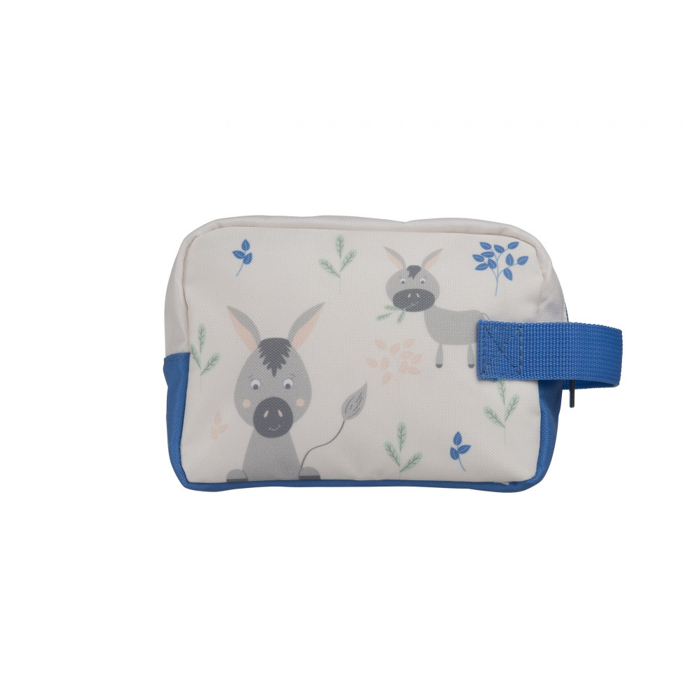 Trousse de toilette bébé motif lapins