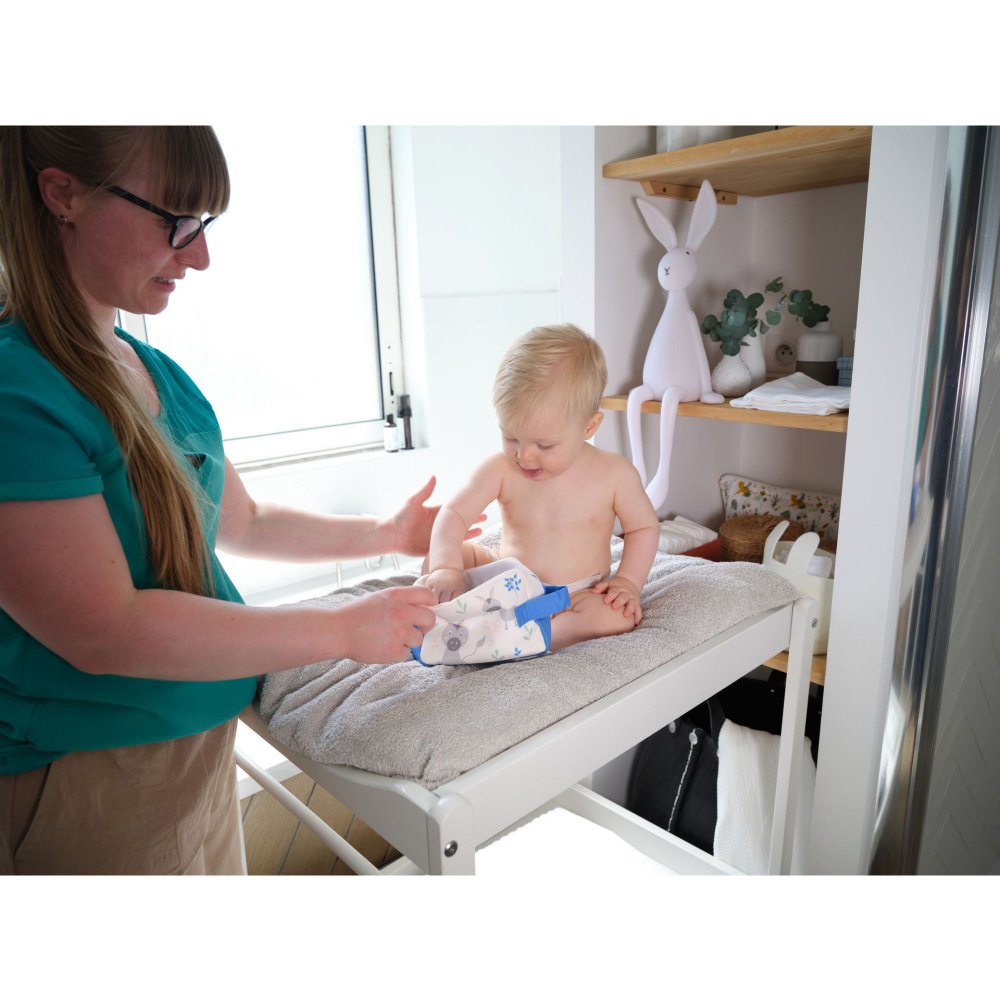Gant de toilette bébé non tissé molletonné ultra doux